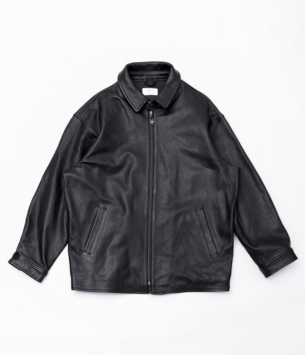 HERILL ''LAMB LEATHER JACKET'' (BLACK)