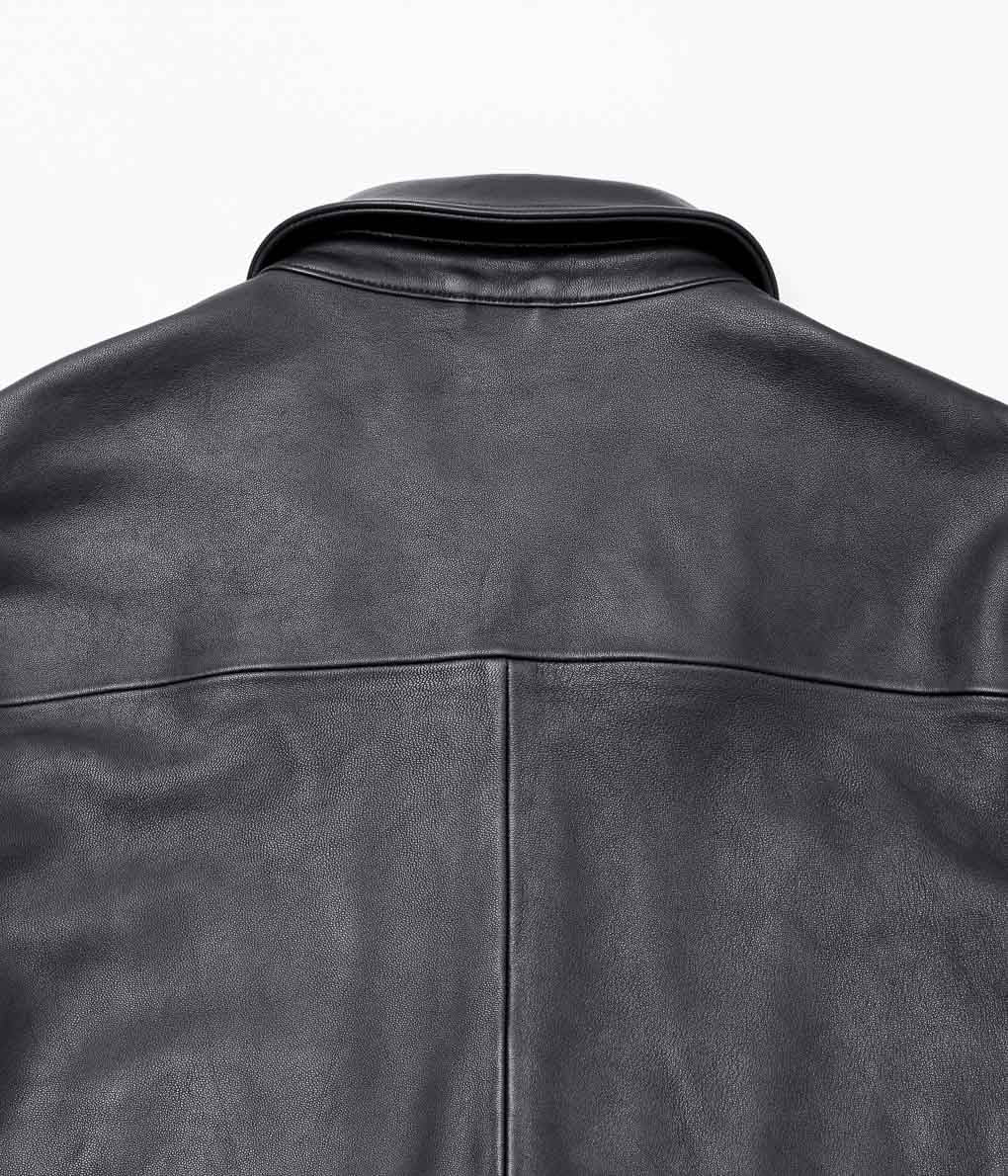 HERILL ''LAMB LEATHER JACKET'' (BLACK)