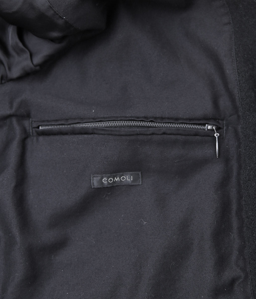 COMOLI ''Cashmere Duffle Coat'' (BLACK)