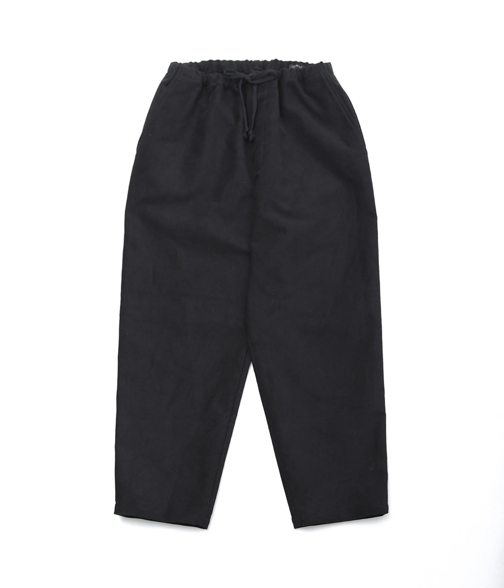 COMOLI ''Moleskin Drawstring Pants'' (BLACK)