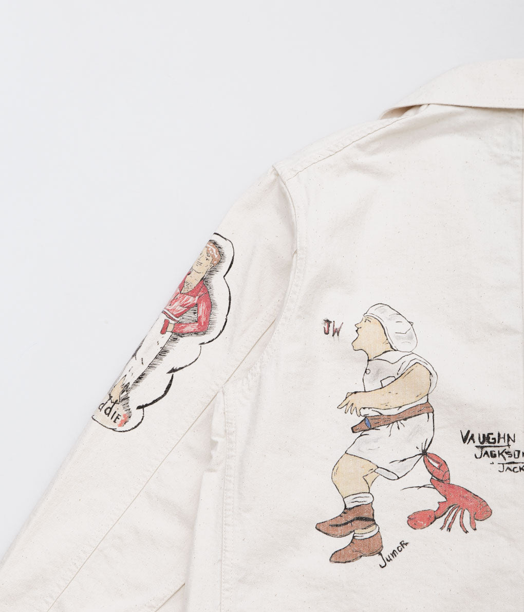 WESTOVERALLS "AYD × WOA MEMORIAL COVERALL"(ECRU)