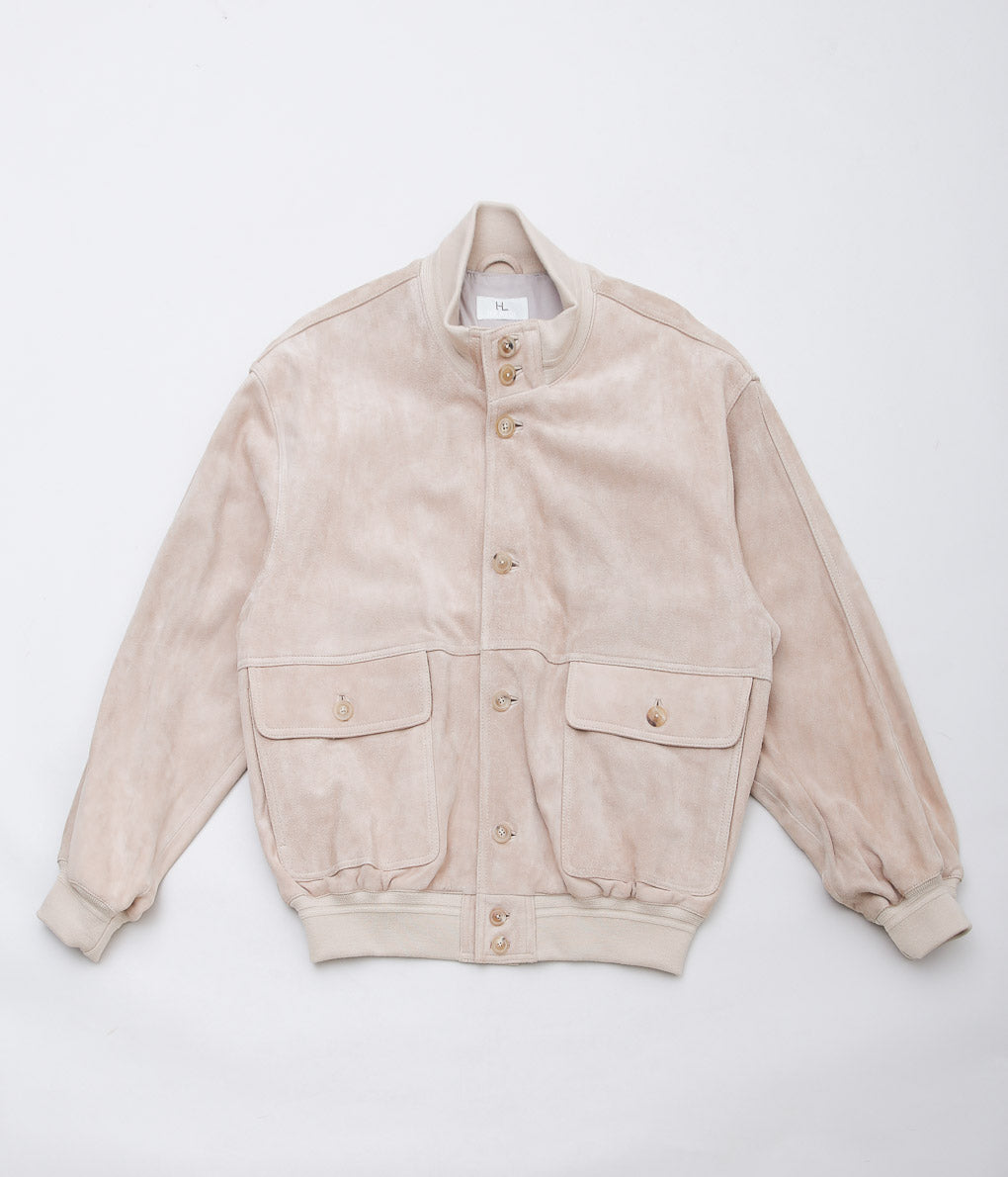 HERILL ''LAMB SUEDE BLOUSON'' (BEIGE)