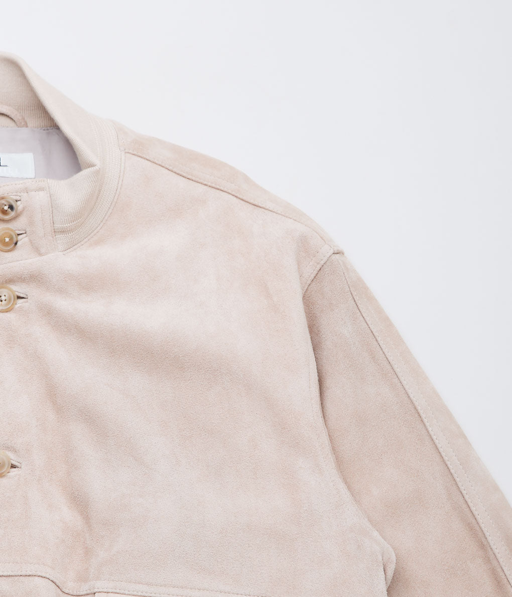 HERILL ''LAMB SUEDE BLOUSON'' (BEIGE)