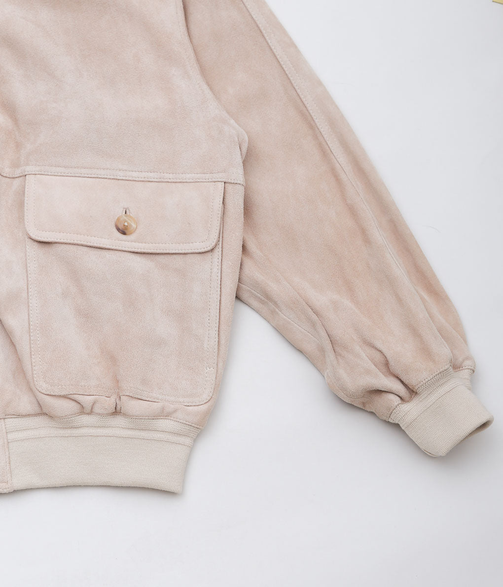 HERILL ''LAMB SUEDE BLOUSON'' (BEIGE)