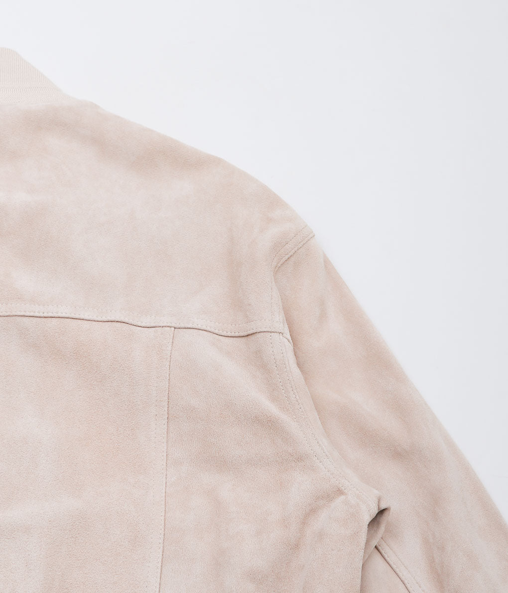 HERILL ''LAMB SUEDE BLOUSON'' (BEIGE)