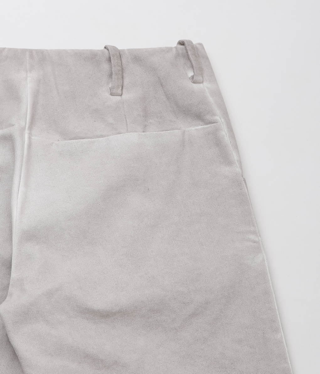 GABRIELA COLL GARMENTS ''NO.305 CANVAS BELT LOOP TROUSERS ''(WARM GREY)