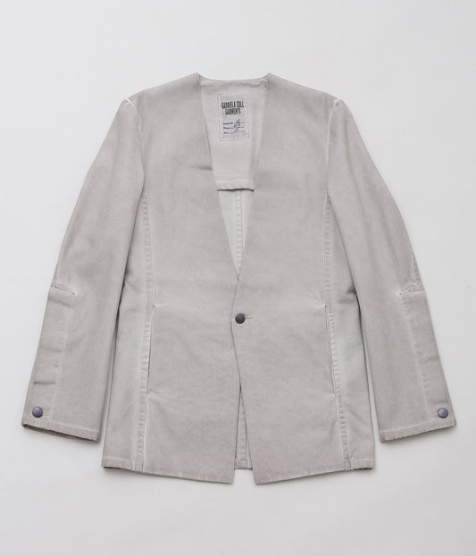 GABRIELA COLL GARMENTS ''NO.63 CANVAS FOLDED JACKET'' (WARM GREY)