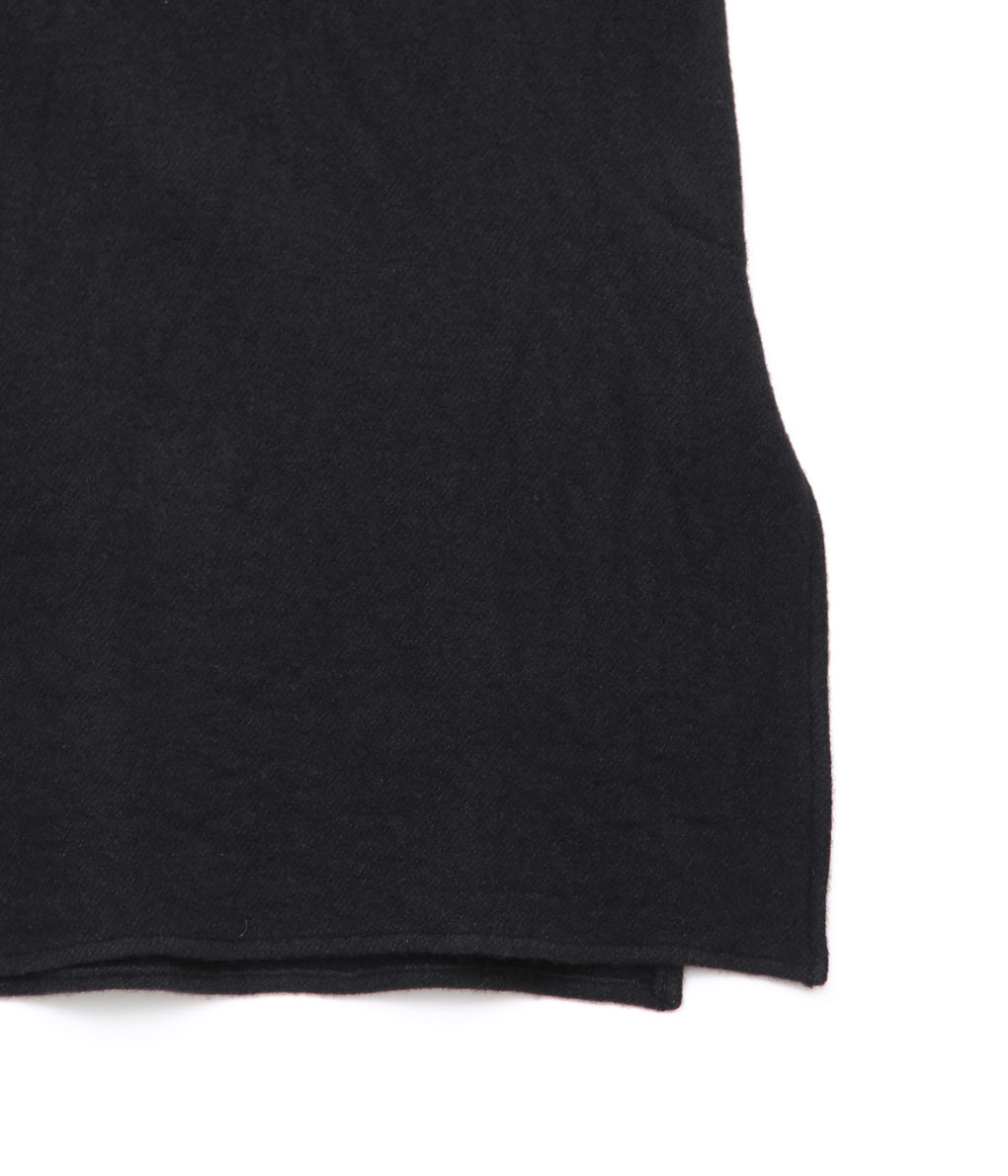 COMOLI ''縮絨ウール ハーフジップワンピース'' (BLACK) – THE STORE