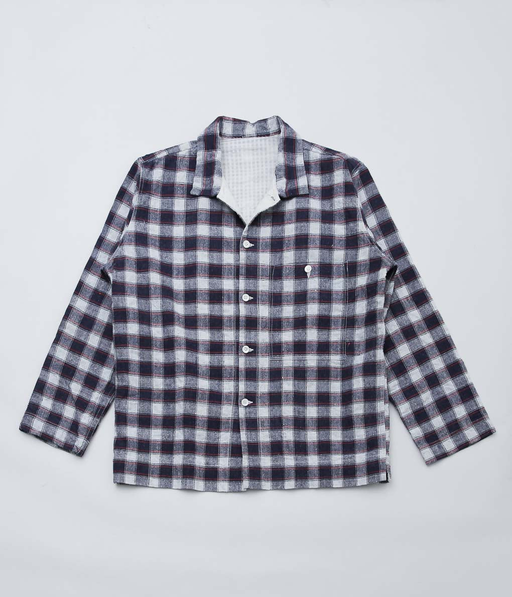 OLIVER CHURCH ''OVER SHIRT (ANTIQUE KELSCH)'' (BLUE CHECK)