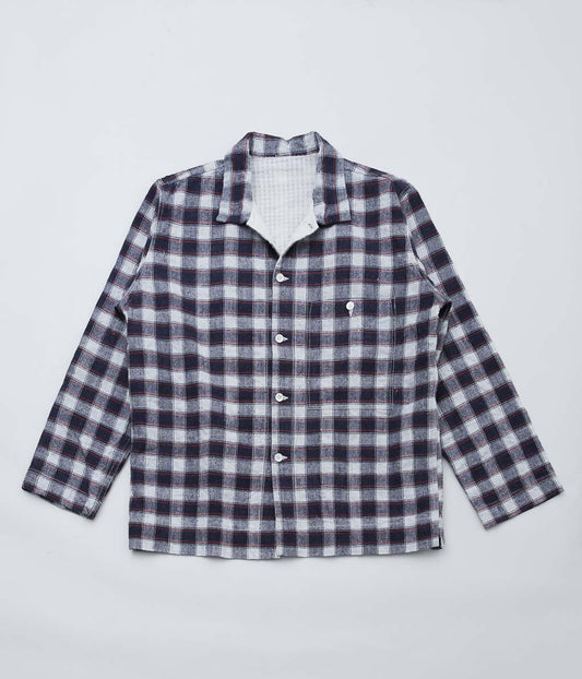 OLIVER CHURCH ''OVER SHIRT (ANTIQUE KELSCH)'' (BLUE CHECK)