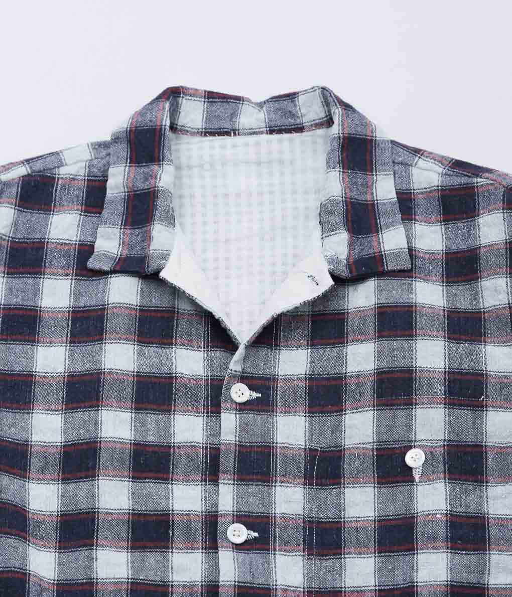 OLIVER CHURCH ''OVER SHIRT (ANTIQUE KELSCH)'' (BLUE CHECK)