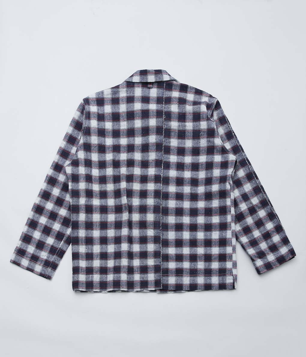 OLIVER CHURCH ''OVER SHIRT (ANTIQUE KELSCH)'' (BLUE CHECK)