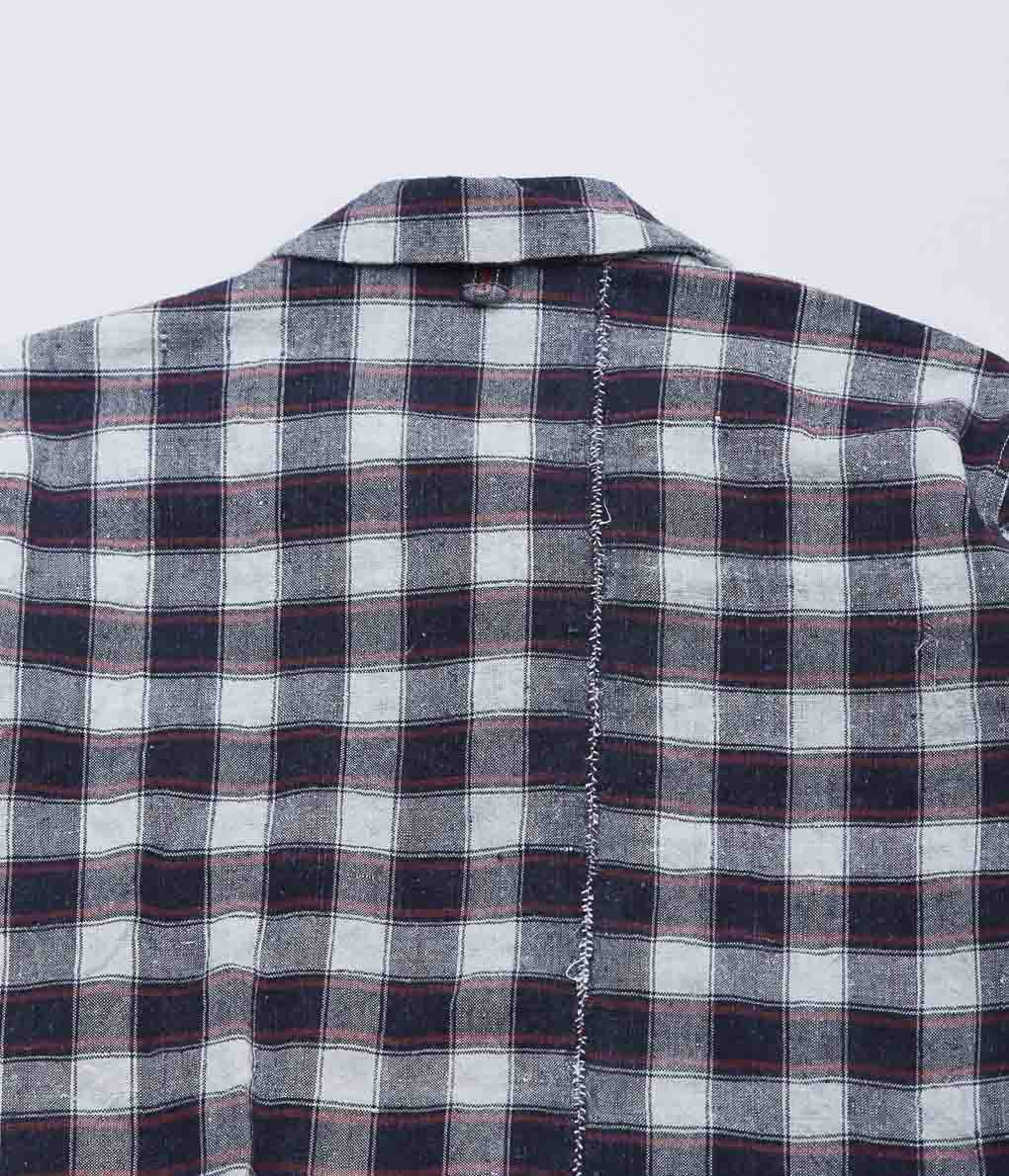 OLIVER CHURCH ''OVER SHIRT (ANTIQUE KELSCH)'' (BLUE CHECK)