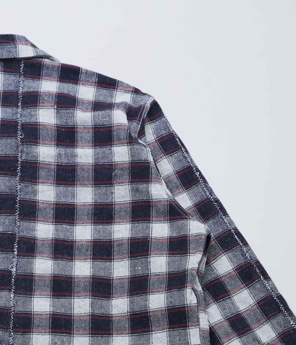 OLIVER CHURCH ''OVER SHIRT (ANTIQUE KELSCH)'' (BLUE CHECK)