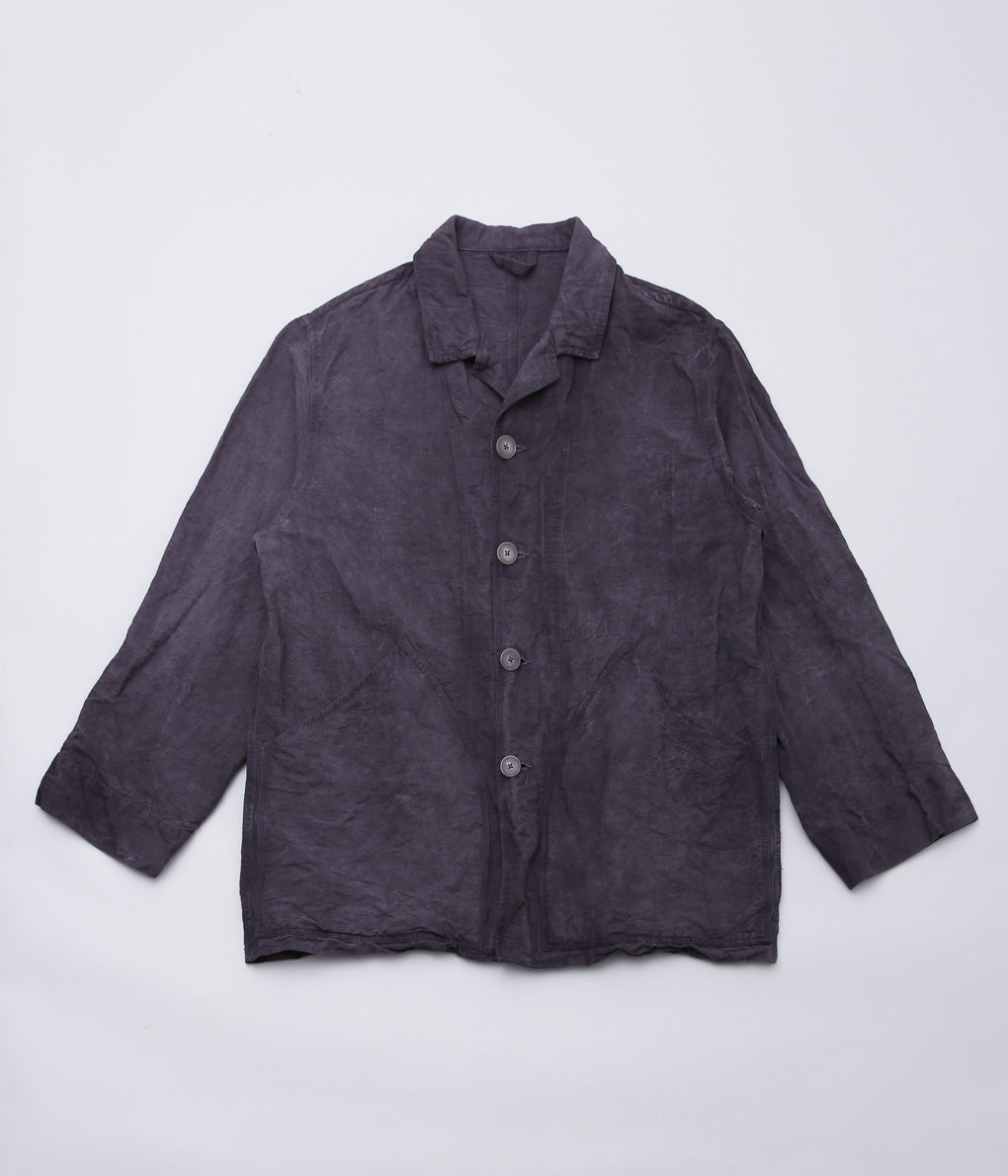 OLIVER CHURCH ''BIG JACKET'' (HAND-DYED DARK GREY)