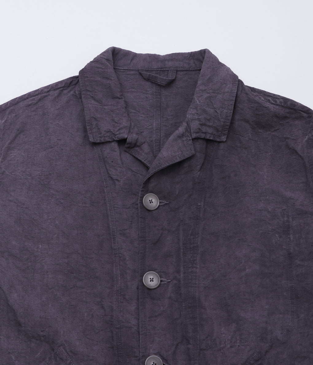 OLIVER CHURCH ''BIG JACKET'' (HAND-DYED DARK GREY)