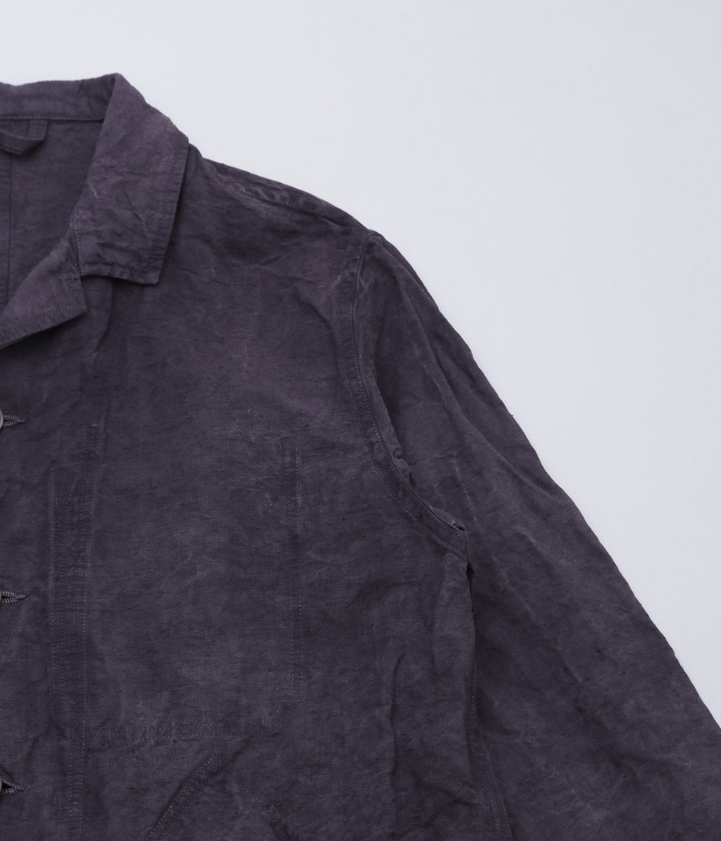 OLIVER CHURCH ''BIG JACKET'' (HAND-DYED DARK GREY)