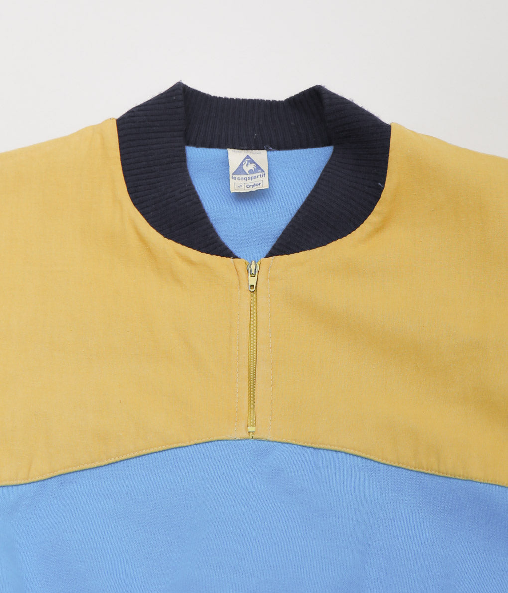 ★USED&VINTAGE''1980's LE COQ SPORTIF HALF ZIP JERSEY'' (BLUE)