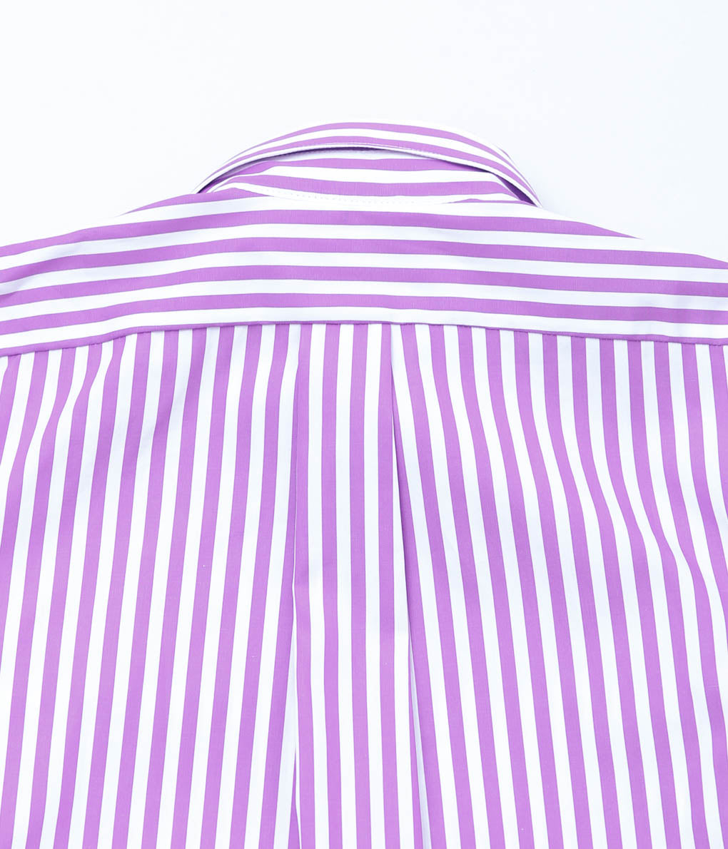 INDIVIDUALIZED SHIRTS ''LADIE'S REGULAR SHIRTS'' (BARBER STRIPE LILAC)