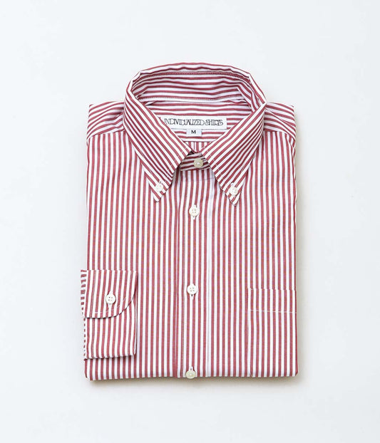 INDIVIDUALIZED SHIRTS ''LADIE'S BUTTON DOWN SHIRTS'' (BENGAL STRIPE RED)