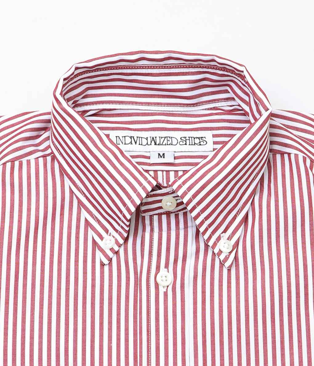 INDIVIDUALIZED SHIRTS ''LADIE'S BUTTON DOWN SHIRTS'' (BENGAL STRIPE RED)