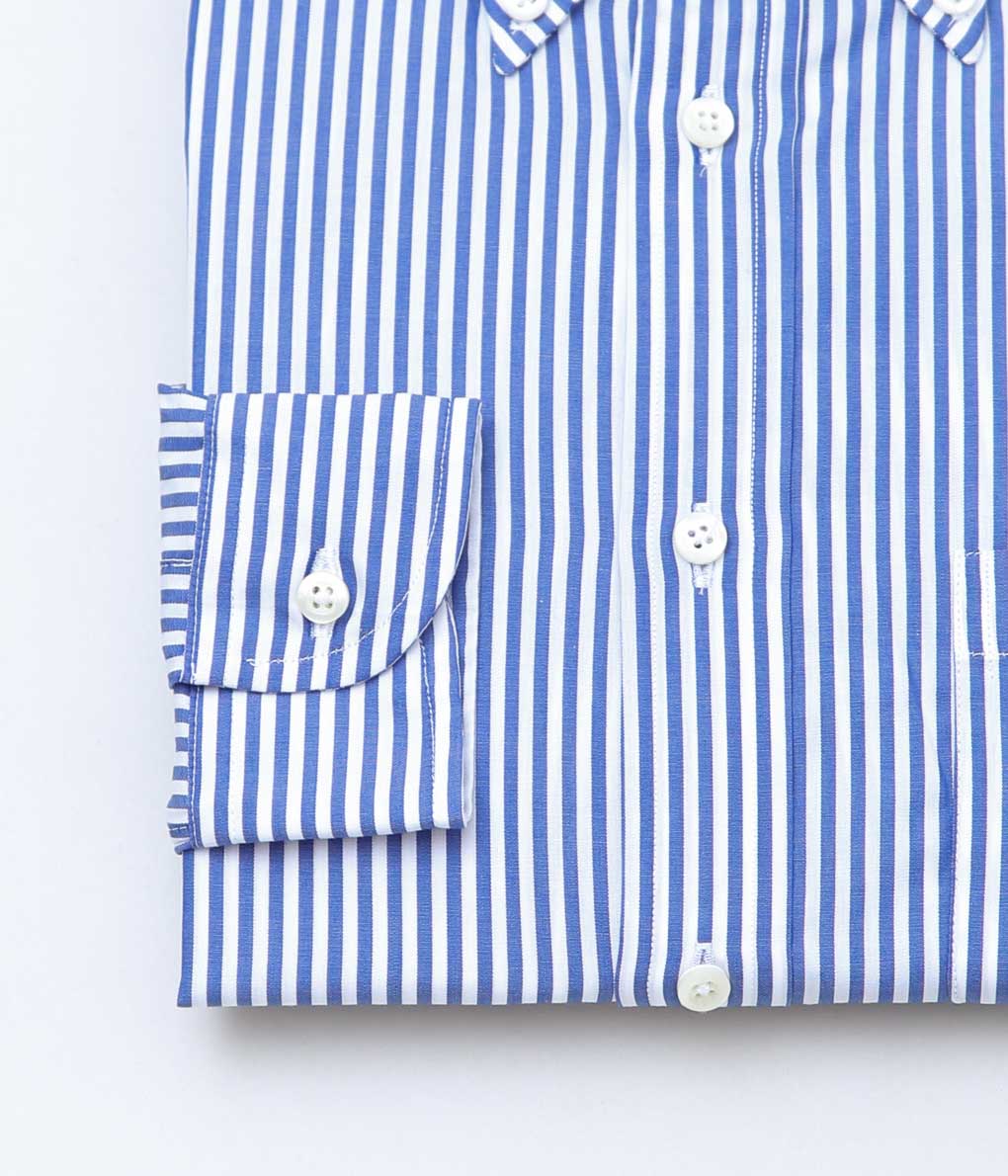 INDIVIDUALIZED SHIRTS ''LADIE'S BUTTON DOWN SHIRTS'' (BENGAL STRIPE BLUE)