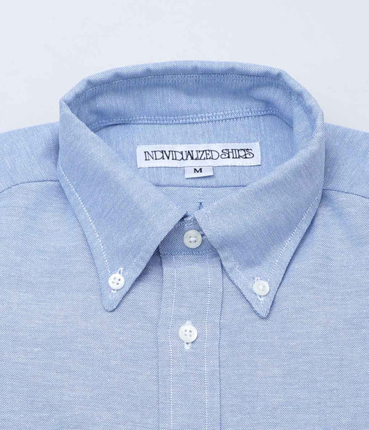 INDIVIDUALIZED SHIRTS ''LADIE'S BUTTON DOWN SHIRTS'' (BLUE)