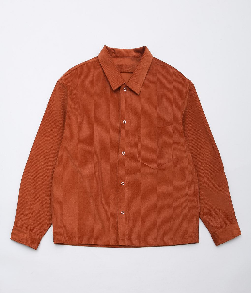 JAMES COWARD ''WORKSHOP SHIRT'' (RUST)