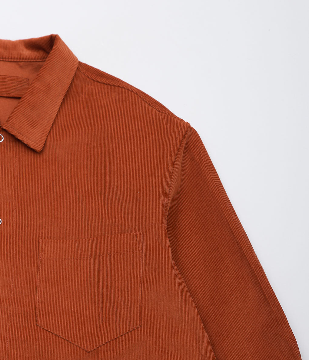 JAMES COWARD ''WORKSHOP SHIRT'' (RUST)