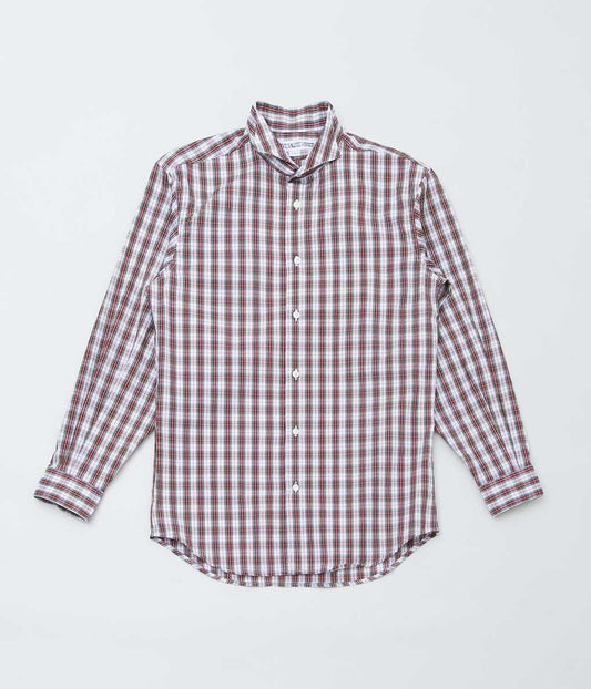 INDIVIDUALIZED SHIRTS ''LADIE'S WING SHIRTS'' (WHITE CHECK)