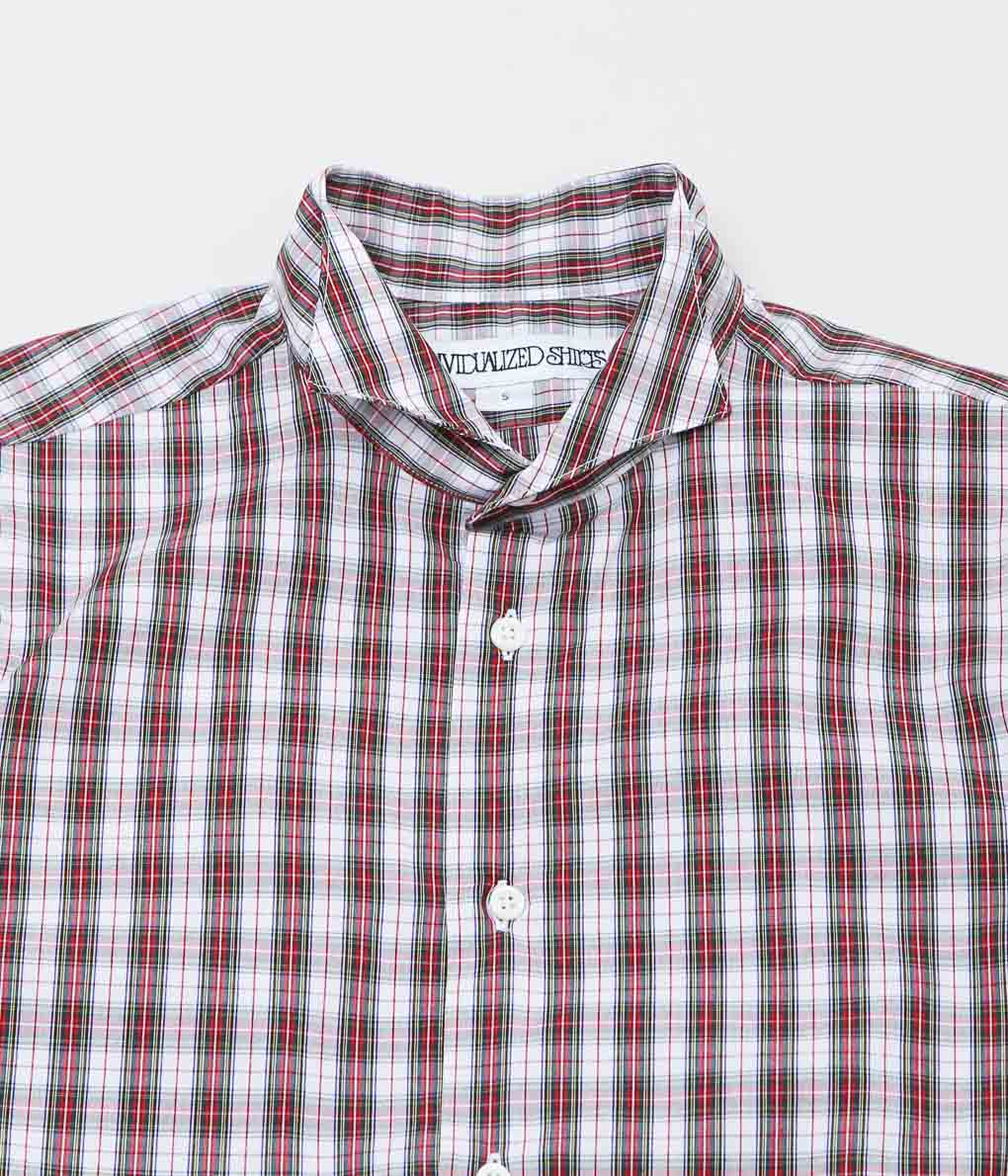 INDIVIDUALIZED SHIRTS ''LADIE'S WING SHIRTS'' (WHITE CHECK)