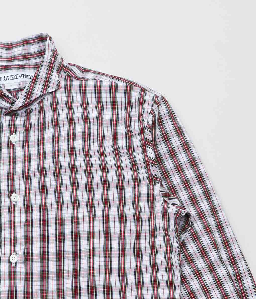 INDIVIDUALIZED SHIRTS ''LADIE'S WING SHIRTS'' (WHITE CHECK)