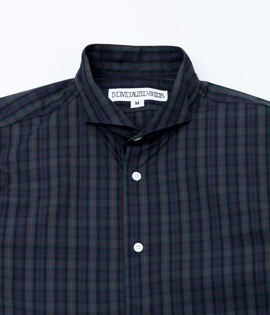 INDIVIDUALIZED SHIRTS ''LADIE'S WING SHIRTS'' (GREEN CHECK)