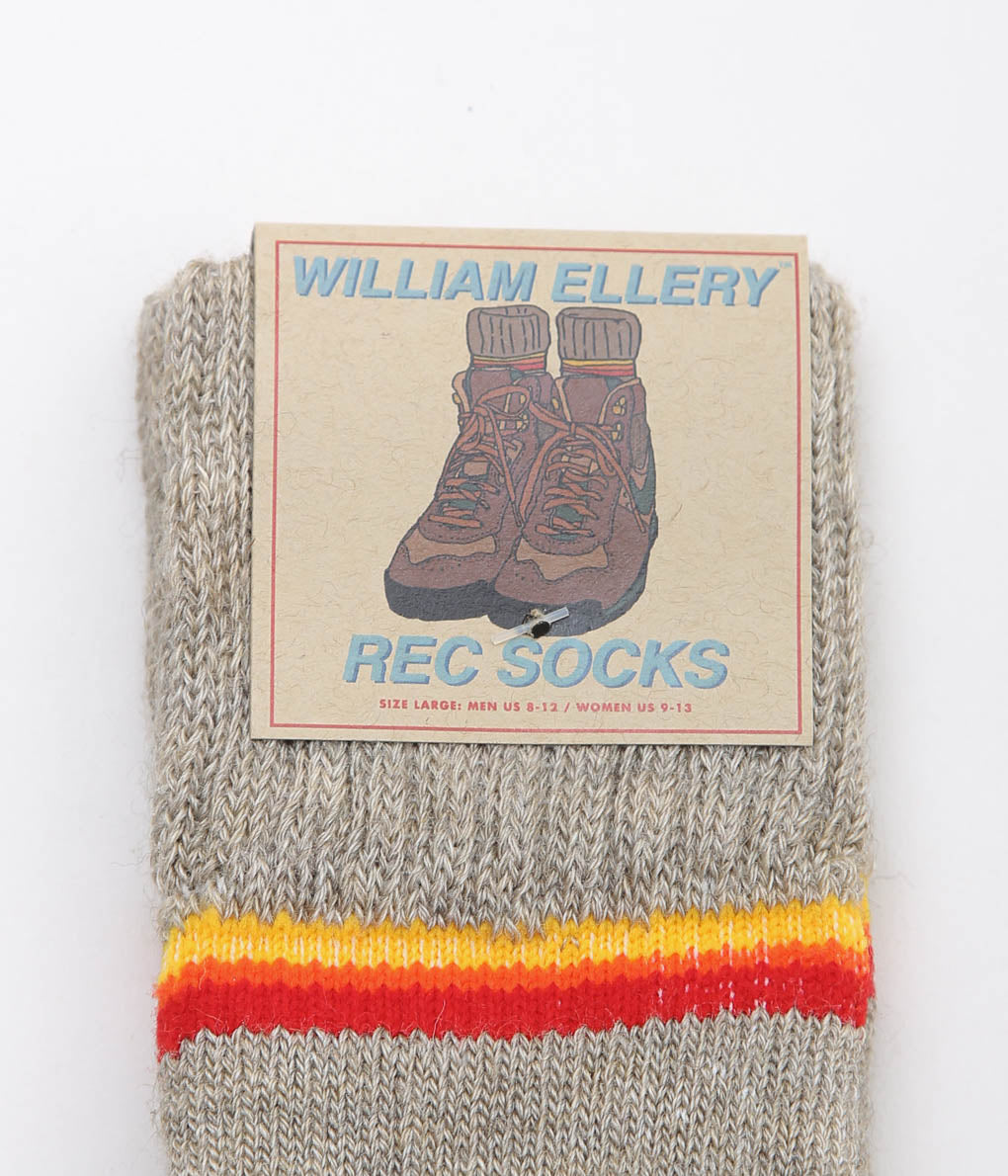 WILLIAM ELLERY ''REC SOCKS'' (VOLCANIC)