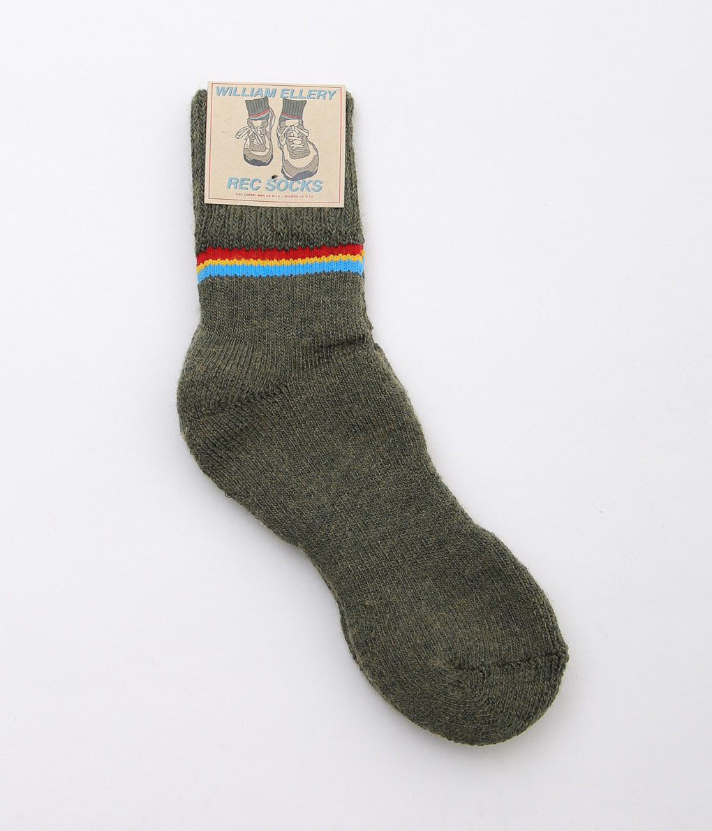 WILLIAM ELLERY ''REC SOCKS'' (RACING GREEN)