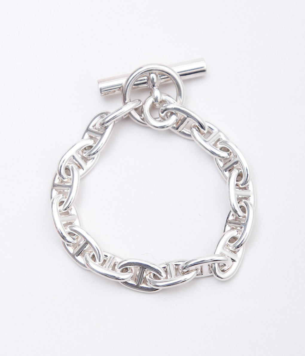 【VINTAGE JEWELRY】HERMES ''CHAINE d'ANCRE MM15 '' (SILVER)