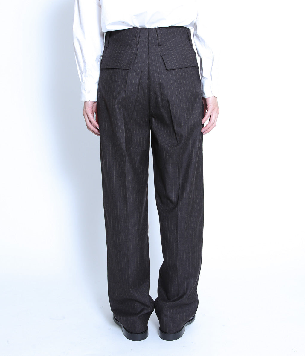 LEA BOBERG''D.P. TROUSERS (JAPANESE SUPER100'S WOOL 2/80
