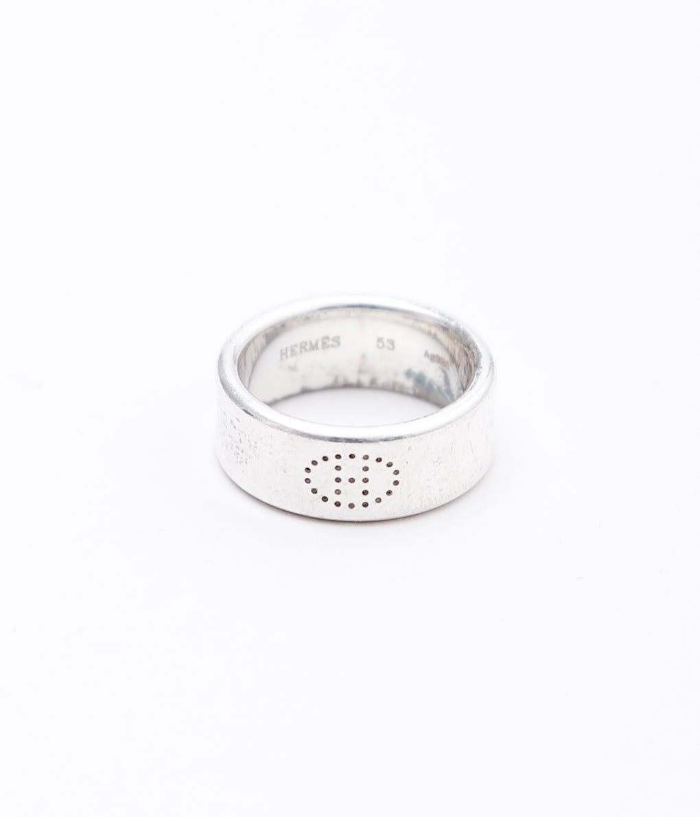 【VINTAGE JEWELRY】HERMES ''ECLIPSE RING '' (SILVER)