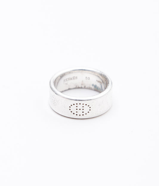 【VINTAGE JEWELRY】HERMES ''ECLIPSE RING '' (SILVER)