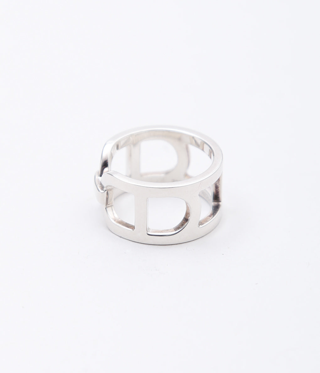 【VINTAGE JEWELRY】HERMES ''EVER CHAINE d'ANCRE RING '' (SILVER)