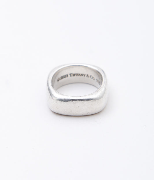 【VINTAGE JEWELRY】TIFFANY ''SQUARE R'' (SILVER)