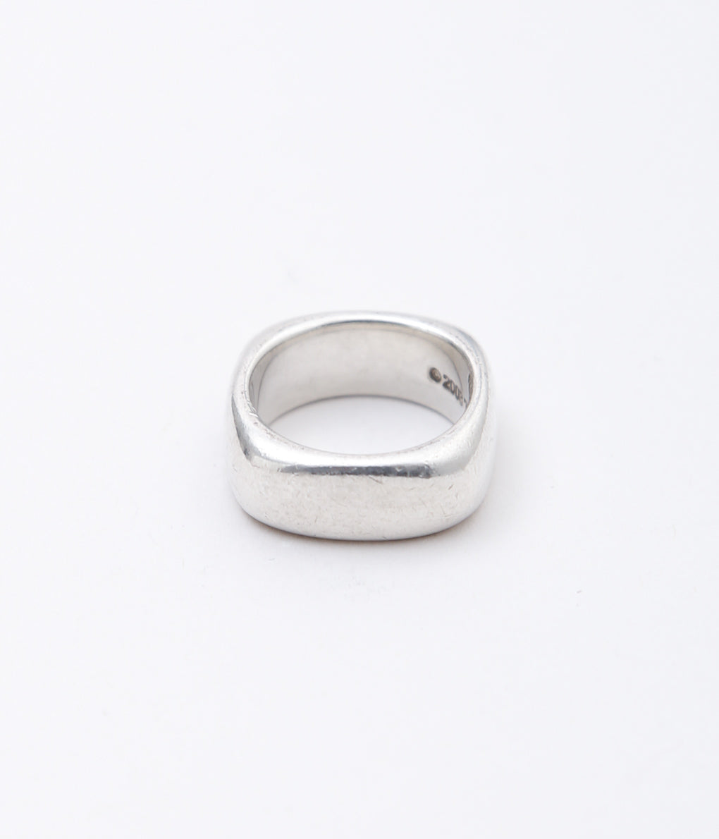 【VINTAGE JEWELRY】TIFFANY ''SQUARE R'' (SILVER)