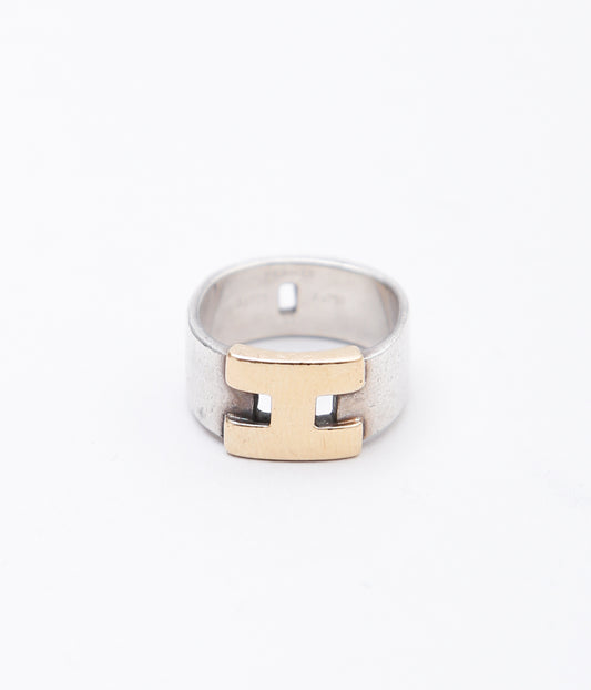 【VINTAGE JEWELRY】HERMES ''HERUCLES RING '' (SILVER)