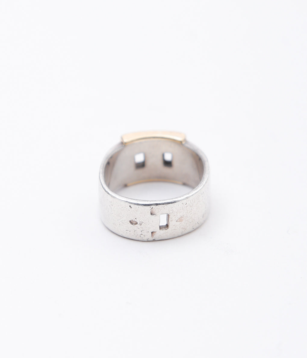 【VINTAGE JEWELRY】HERMES ''HERUCLES RING '' (SILVER)