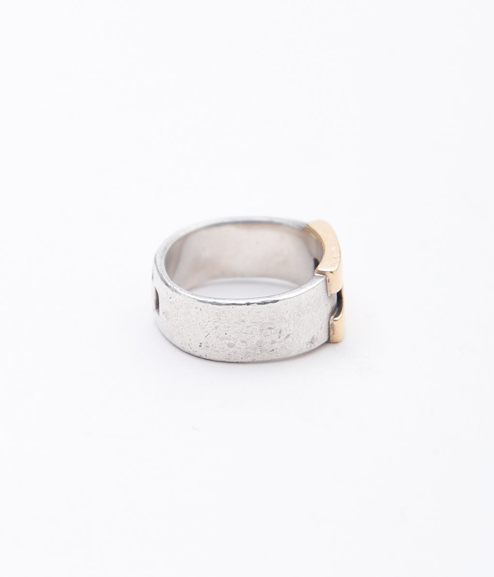 【VINTAGE JEWELRY】HERMES ''HERUCLES RING '' (SILVER)