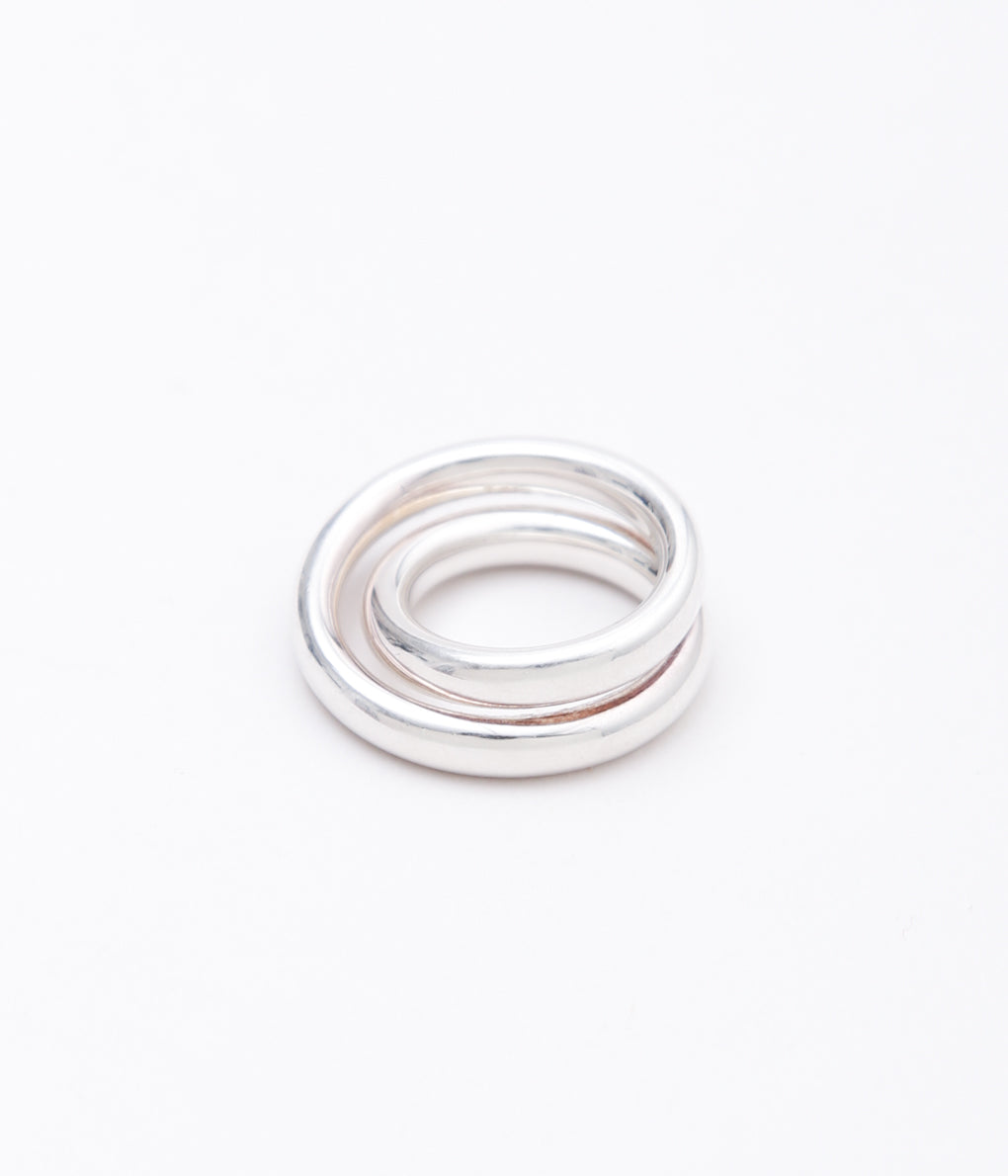 【VINTAGE JEWELRY】HERMES ''VERTIGE RING '' (SILVER)