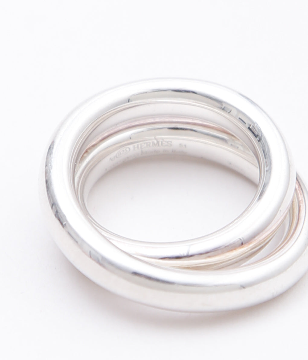 【VINTAGE JEWELRY】HERMES ''VERTIGE RING '' (SILVER)