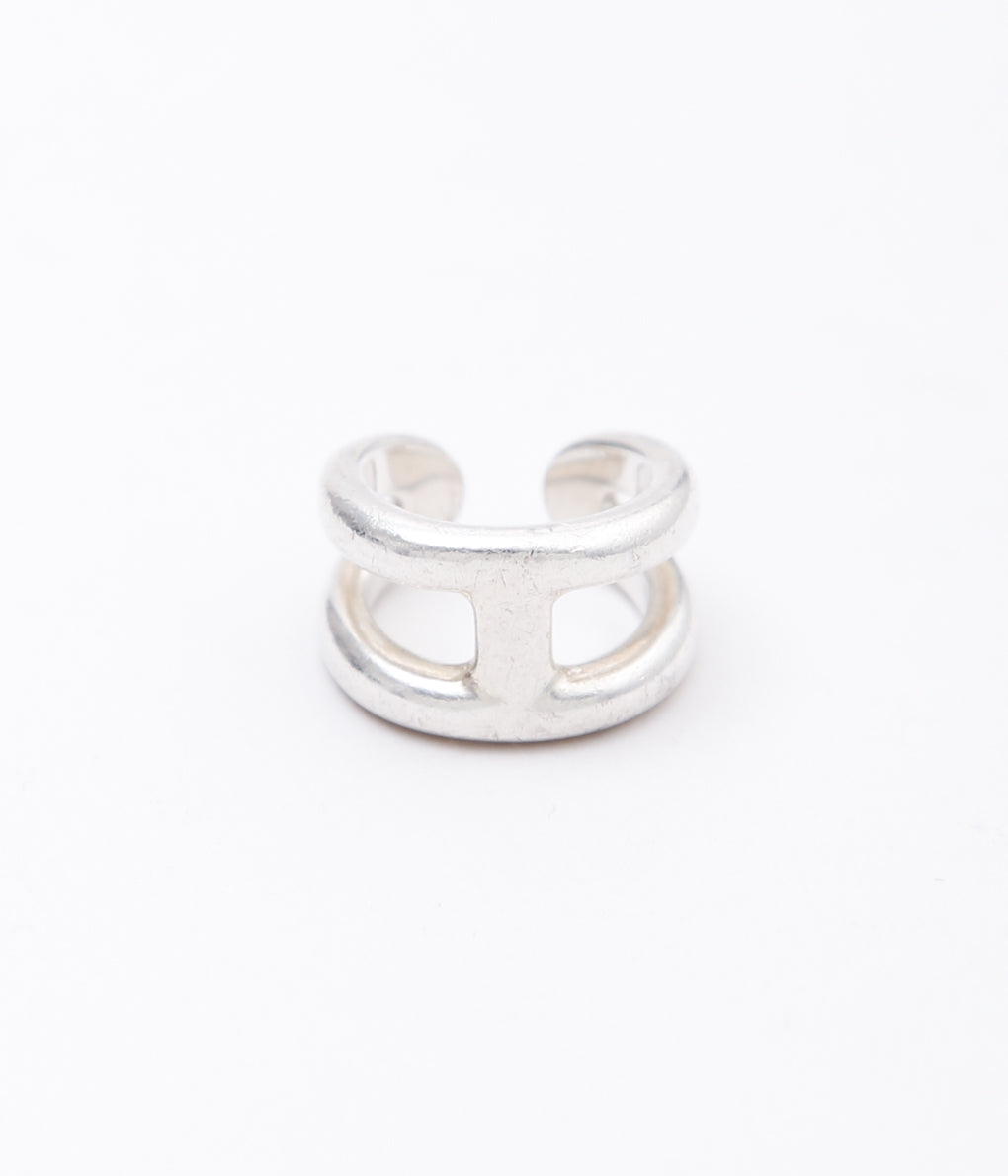 【VINTAGE JEWELRY】HERMES ''OSMOSE RING '' (SILVER)