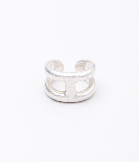 【VINTAGE JEWELRY】HERMES ''OSMOSE RING '' (SILVER)