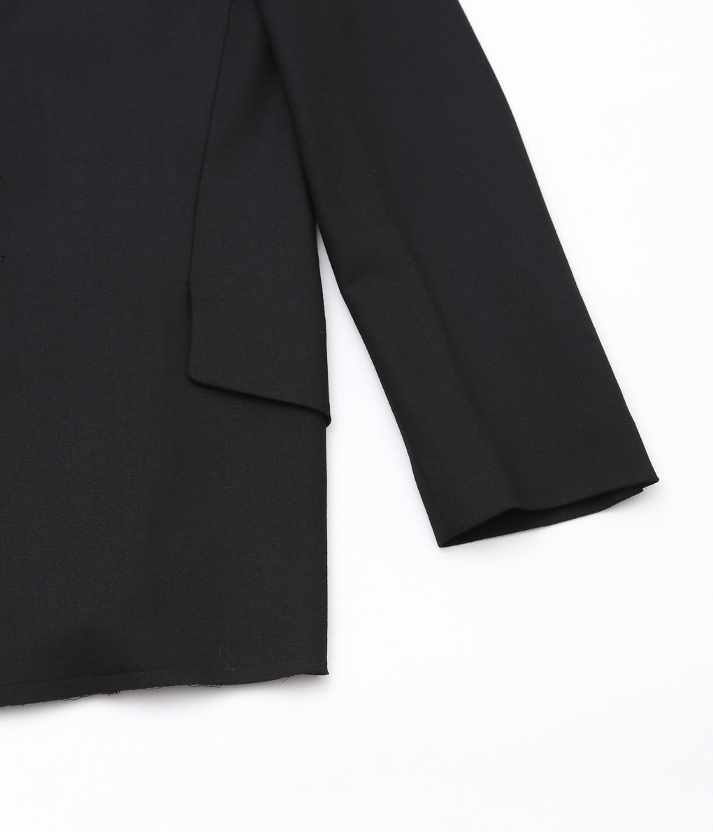 LEA BOBERG''R.P.L. BLAZER (BRITISH WOOL CREPE )'' (BLACK)